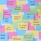 50 Pads Mini Sticky Notes, Small Self-Stick Note, Bulk Tiny Pads for Office, School, Home, 100 Sheets/Pad, 4 Pastel Colors, Pink, Yellow, Green, Blue